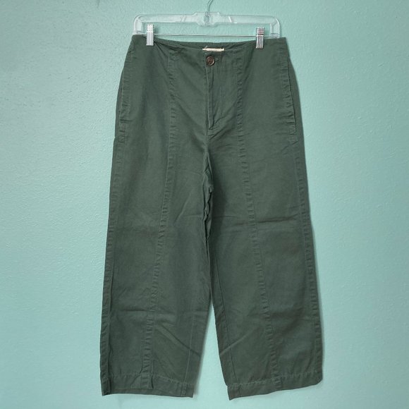 LOFT Pants - LAST CHANCE - Donating 5/25 LOFT Seamed Twill Wide Leg Crop Pants